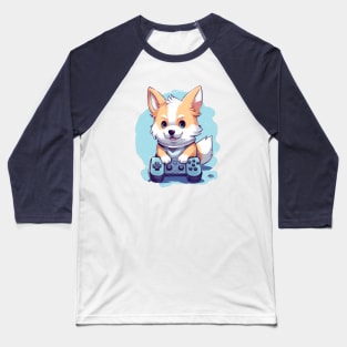 Gamer Dog Baseball T-Shirt